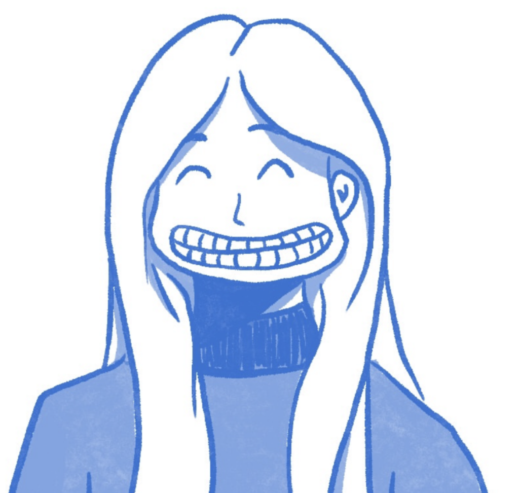 Autoportrait dessiné - Oceane Imbs